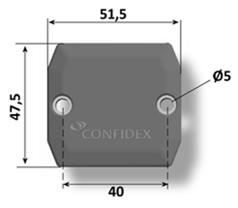 CONFIDEX, RFID TAG, IRONSIDE GLOBAL M4QT, NO ENCODING, 500 PER BOX, GEN2 MOUNT ON METAL, NO DROP SHIP, BOX OF 500, PRICED PER EACH, CALL,NC/NR